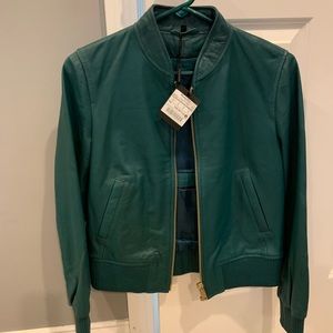 massimo dutti leather jacket